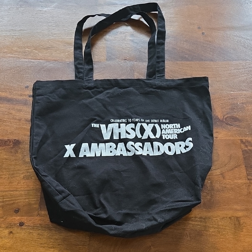X Ambassadors VHS(X) North American Tour Black Tote Bag